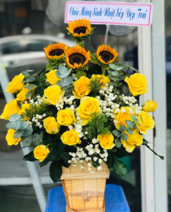 Lẵng Hoa Khai Trương tt Mỏ Cày